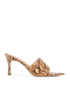 RAYE Evan Heel In Natural Snake