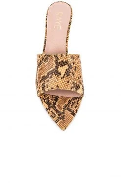 RAYE Evan Heel In Natural Snake -RAYE Sales Shop RAYE WZ1296 V4