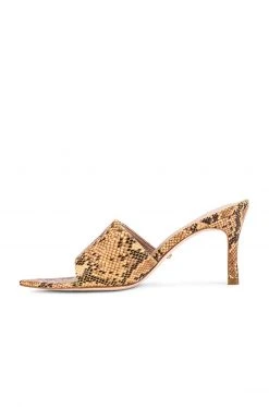 RAYE Evan Heel In Natural Snake -RAYE Sales Shop RAYE WZ1296 V5