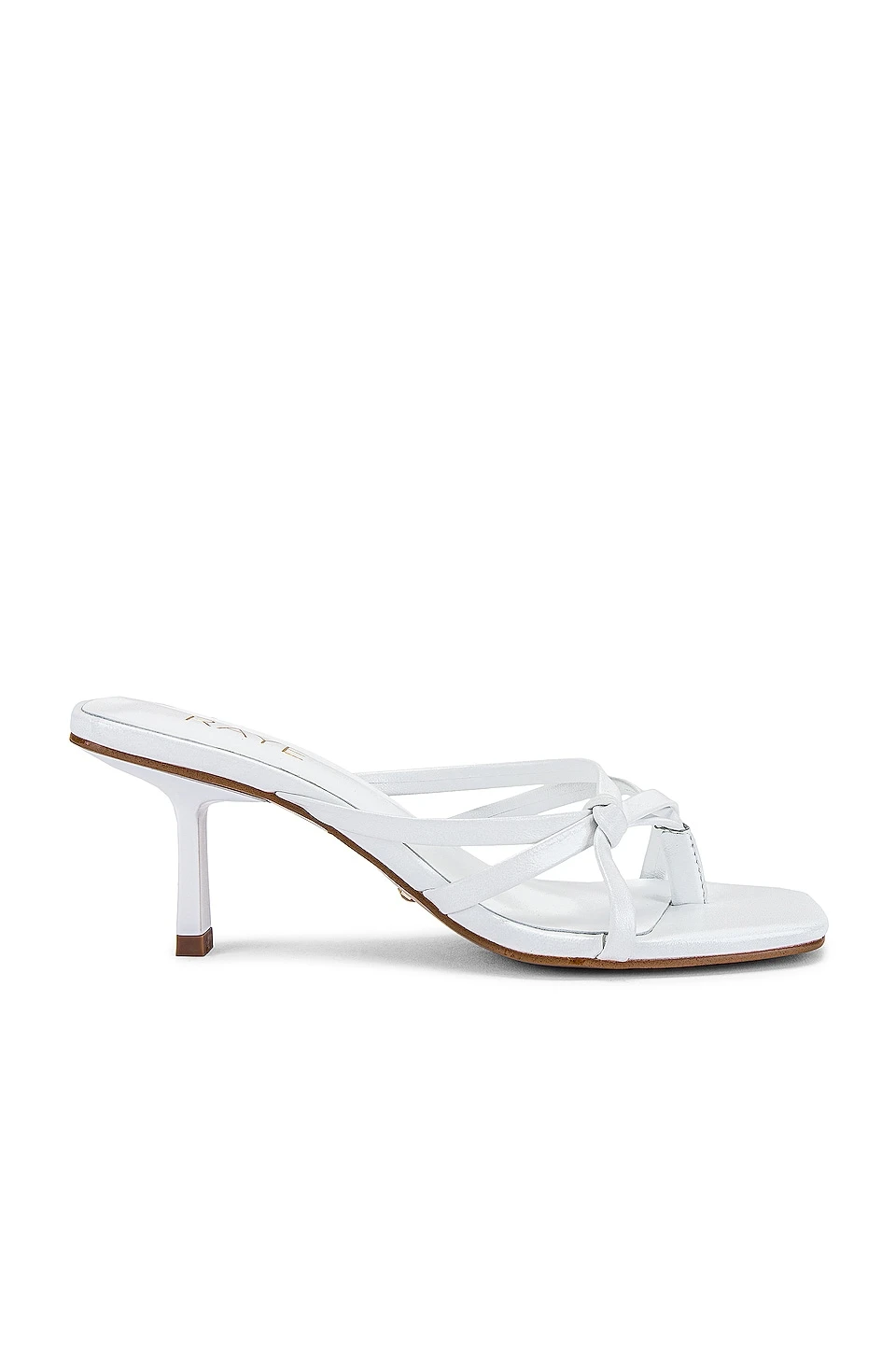 RAYE Dax Heel In White 3 RAYE Dax Heel In White