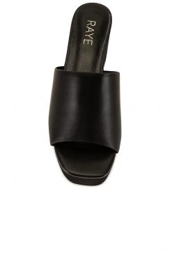 RAYE Plum Heel In Black 10 RAYE Plum Heel In Black -RAYE Sales Shop RAYE WZ1840 V4