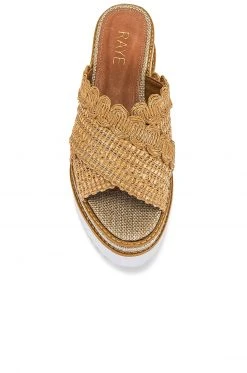 RAYE Stasia Wedge In Natural 10 RAYE Stasia Wedge In Natural -RAYE Sales Shop RAYE WZ1875 V4