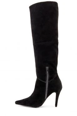 RAYE X EAVES Ashley Boot In Black Suede -RAYE Sales Shop RAYE WZ1892 V5