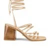 RAYE Cross Sandal In Nude Suede -RAYE Sales Shop RAYE WZ1899 V1
