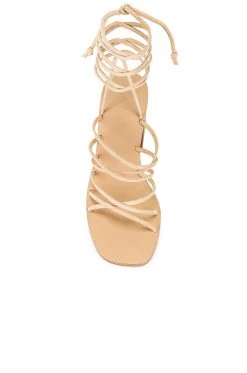 RAYE Cross Sandal In Nude Suede -RAYE Sales Shop RAYE WZ1899 V4