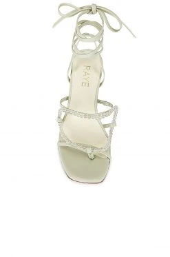 RAYE Brie Heel In Bone White 10 RAYE Brie Heel In Bone White -RAYE Sales Shop RAYE WZ1902 V4