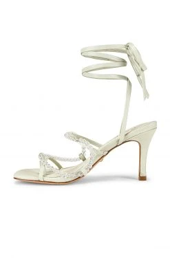 RAYE Brie Heel In Bone White 11 RAYE Brie Heel In Bone White -RAYE Sales Shop RAYE WZ1902 V5