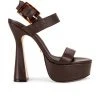 RAYE Rush Heel In Brown -RAYE Sales Shop RAYE WZ1965 V1