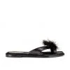 RAYE Pom Sandal In Black 1 RAYE Pom Sandal In Black -RAYE Sales Shop RAYE WZ1995 V1
