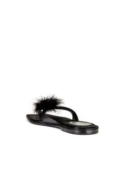 RAYE Pom Sandal In Black -RAYE Sales Shop RAYE WZ1995 V3