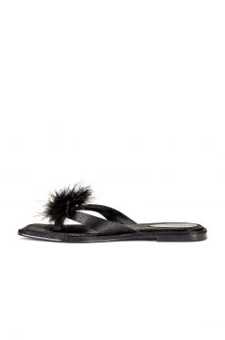 RAYE Pom Sandal In Black -RAYE Sales Shop RAYE WZ1995 V5