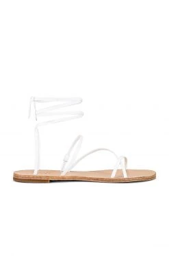 RAYE Tied Up Sandal In White