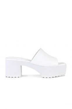 RAYE Plum Heel In White