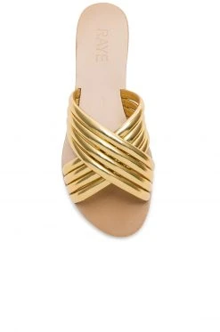 RAYE Ziggy Sandal In Gold -RAYE Sales Shop RAYE WZ815 V4