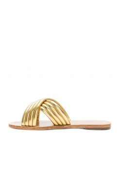 RAYE Ziggy Sandal In Gold -RAYE Sales Shop RAYE WZ815 V5